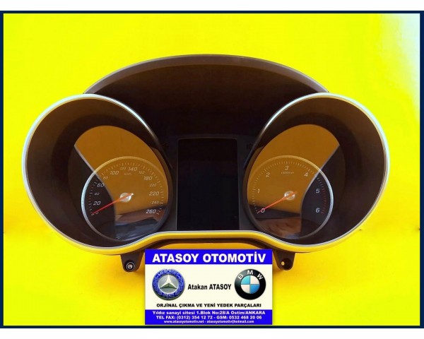 MERCEDES W253 GLC220D KİLOMETRE SAATİ 2539009905 2539005204 2059006733 2059001031 2059008329 2059002927 2059004825 2059001018 2059000016 2059003714